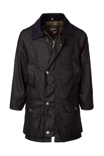 Kid's Wax Jacket - Etton - Navy