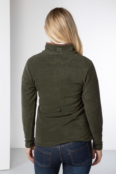 Ladies Huggate Overhead Fleece - Khaki