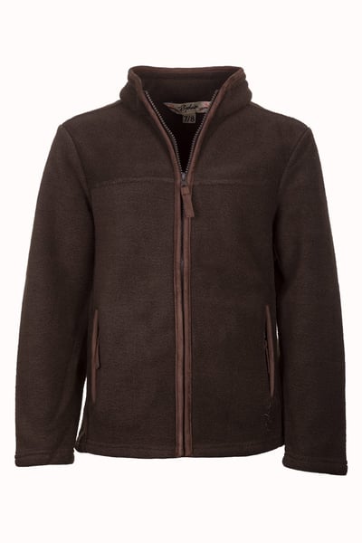 Kid's Fleece Jacket - Huggate - Bark