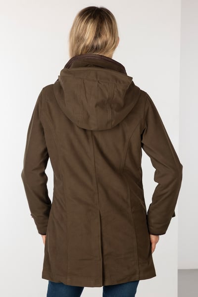 Ladies 3/4 Length Coat – Danby - Brown