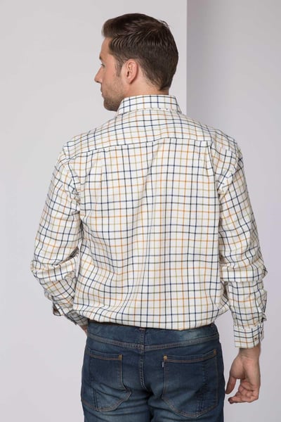 Men's Checked Shirts - Sledmere - Blue Mix