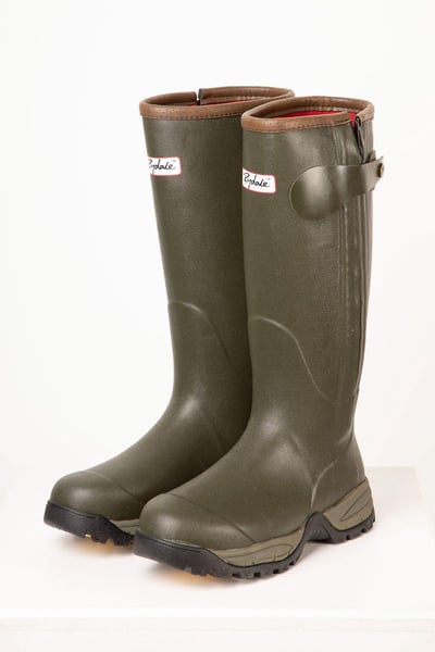 Neoprengefütterte Gummistiefel für Herren - Gransmoor III - Olive