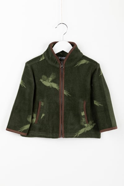 Toddler Fleece Jacket - Pheasant Print