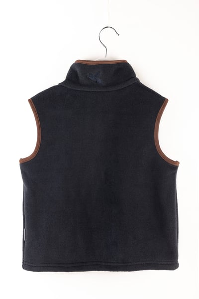 Kid's Mini Fleece Waistcoat - Huggate - Highland Cow Ink
