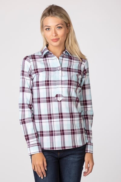 Damen Hannah Country Overhead Shirt - Sally - Beere