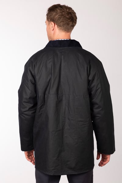 Men's Classic Wax Jacket - Navy
