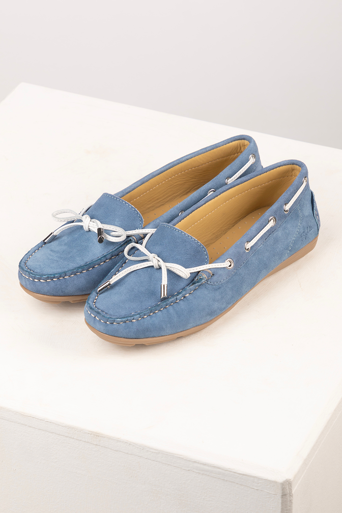 Ladies Suede Driving Loafers