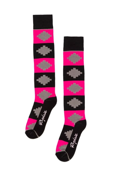 Ladies Polo II Knee Length Socks - Black