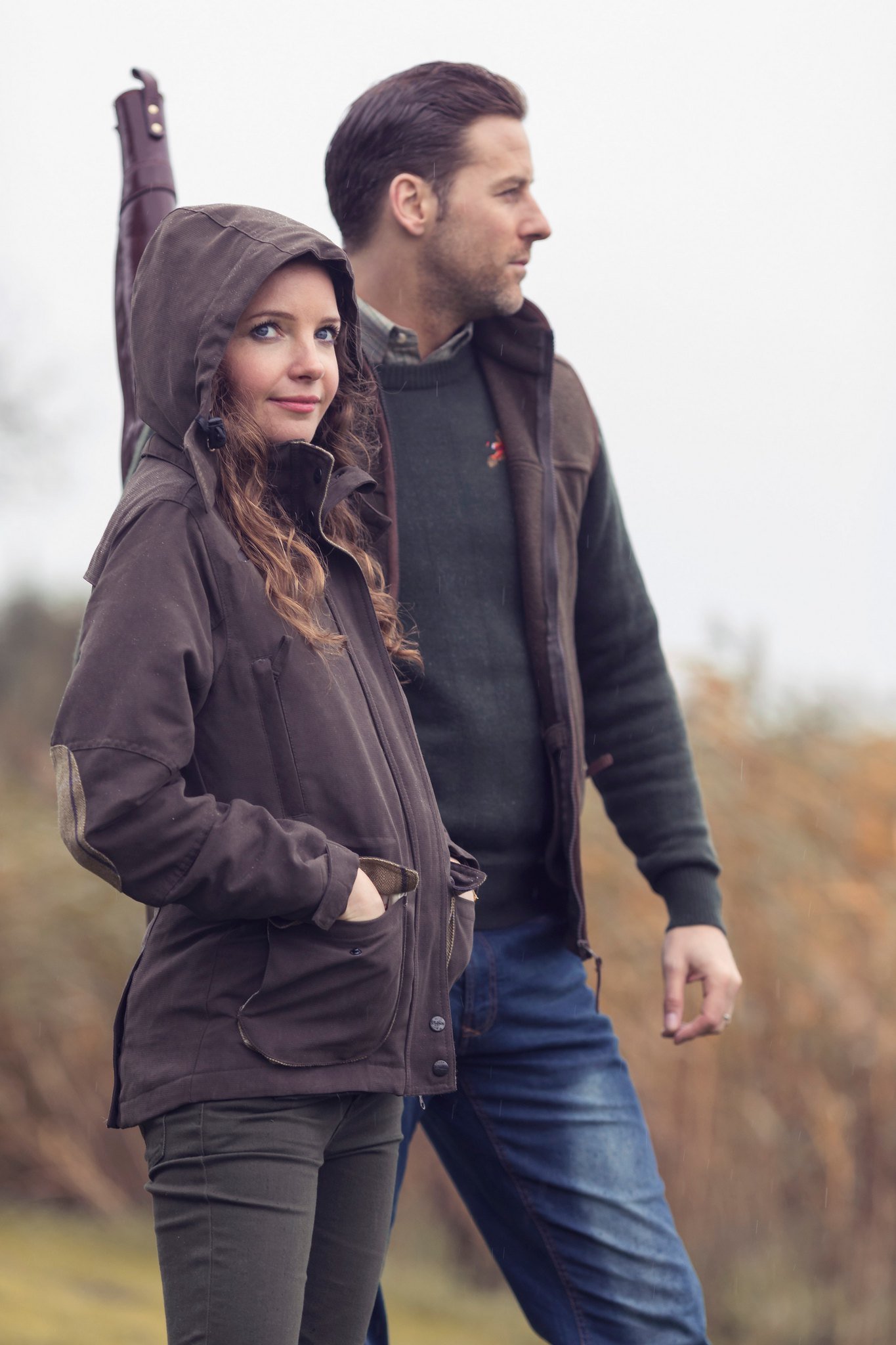 Couple ready for a shoot