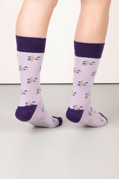 Ladies Wistow Ankle Socks - Lilac