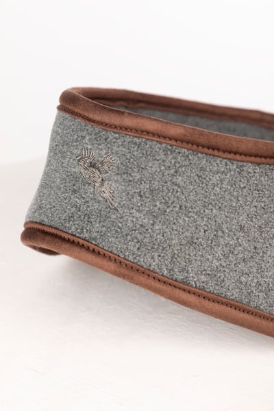 Ladies Fleece Headband - Huggate - Soft Grey