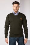 Herren-Pullover mit V-Ausschnitt