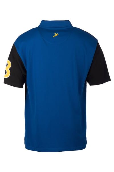 Herren-Poloshirt – Ganton II - Blau/Schwarz