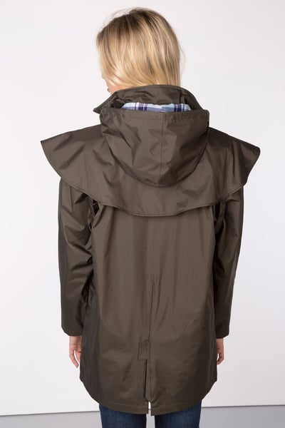 Ladies 3/4 Length Riding Coat - Derwent III - Khaki