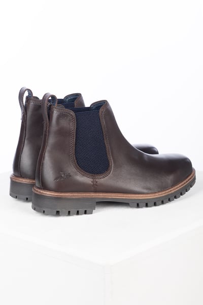 Men's Leather Chelsea Boots - Sledmere II - Brown