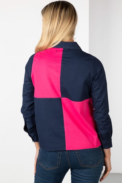 Ladies Quarter Zip Deck Shirt - Ganton