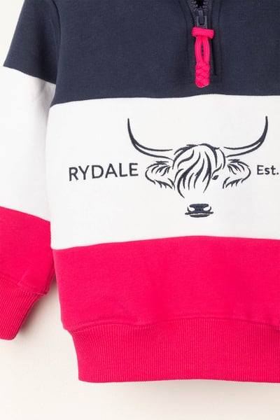 Mini Byland Sweatshirt - Navy/White/Bonbon