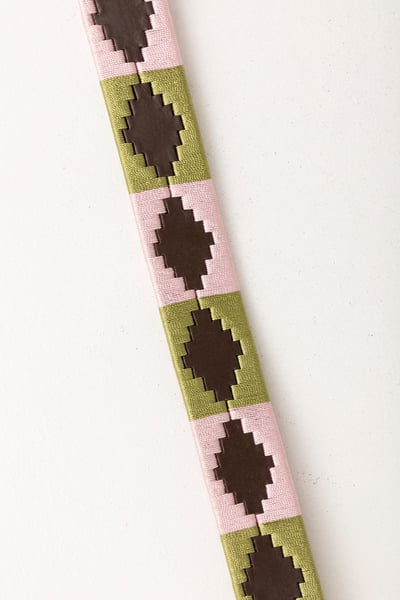 Polo Belts - Askwith - Brown/Sage/Sorbet