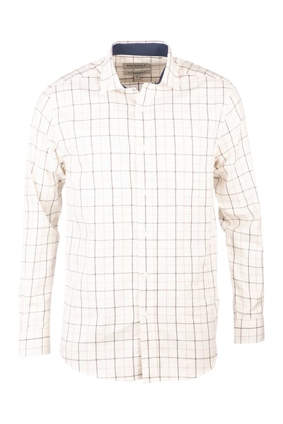 Men's Cotton Twill Country Shirt - Goathland Dark Brown