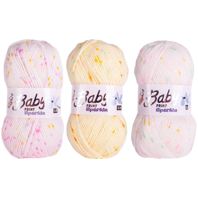 Baby Print Sparkle Wool UK