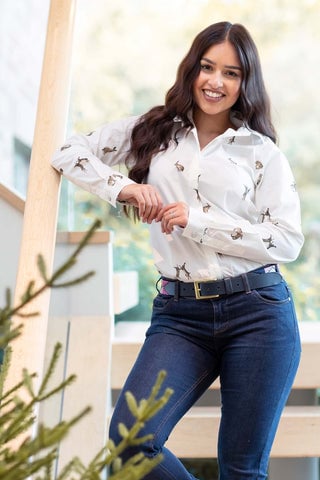 Ladies White Shirt