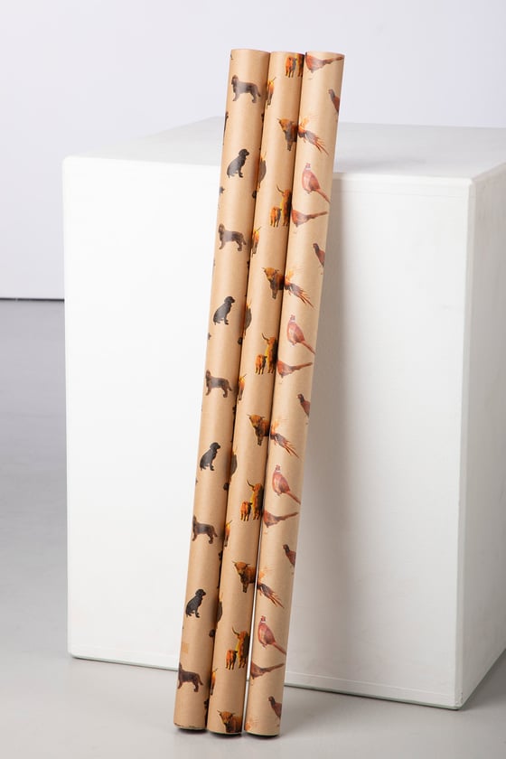 Brown Gift Wrap Kraft Christmas Wrapping Paper Roll 3m