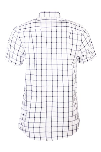 Men's Short Sleeve Country Shirt - Malham Dark Navy