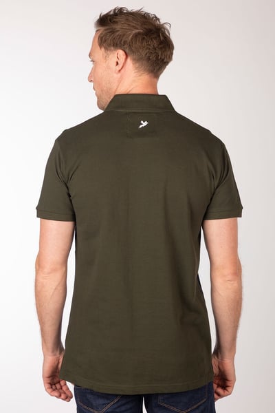 Men's Polo Shirt - Byland - Rydale Navy/White/Olive