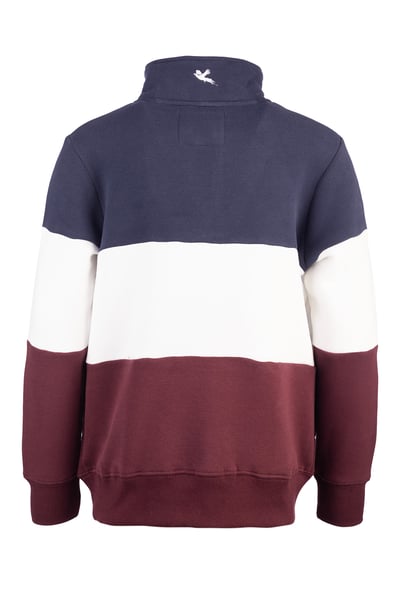 Boy's Sweatshirt - Byland II - Tractor Navy/White/Wine