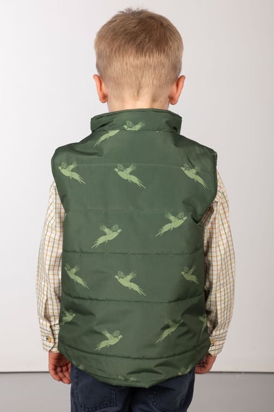 Toddler Padded Splash Gilet - Pheasant Print
