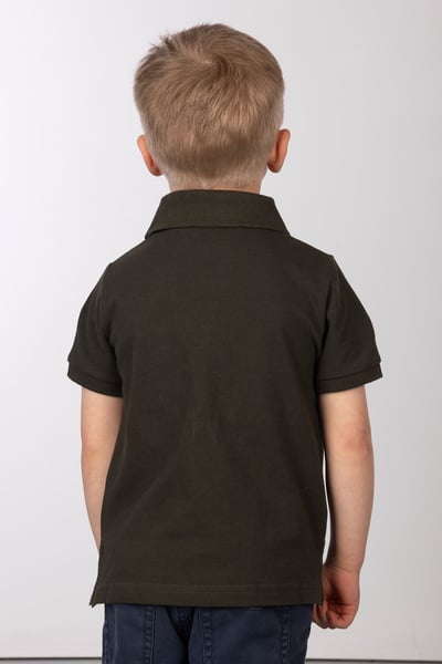 Poloshirt für Jungen - Fordon III - Olive