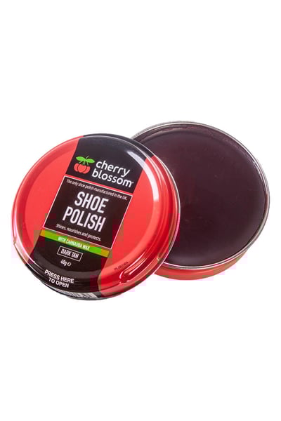 Cherry Blossom Shoe Polish - Dark Tan