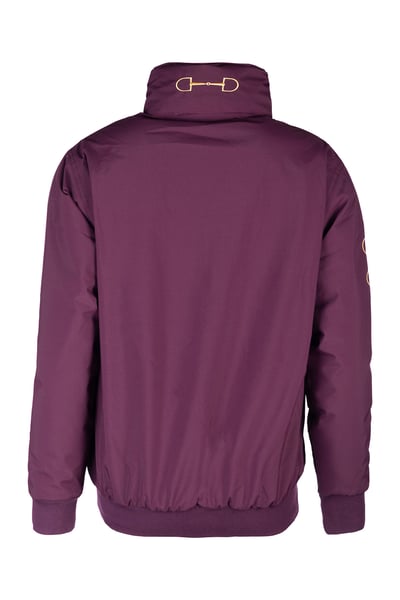 Ladies Equestrian Bomber Jacket – York - Dark Berry