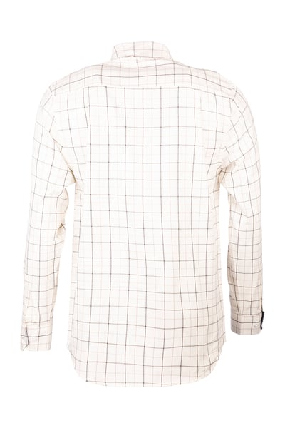 Men's Cotton Twill Country Shirt - Goathland Dark Brown