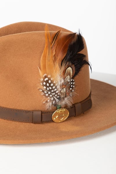 Damen Wollfilzhut - Danby - Bräunen