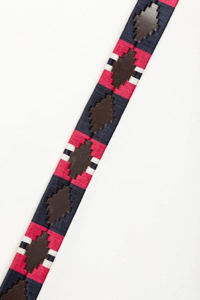 Polo Belts - Askwith - Bonbon/Navy/White