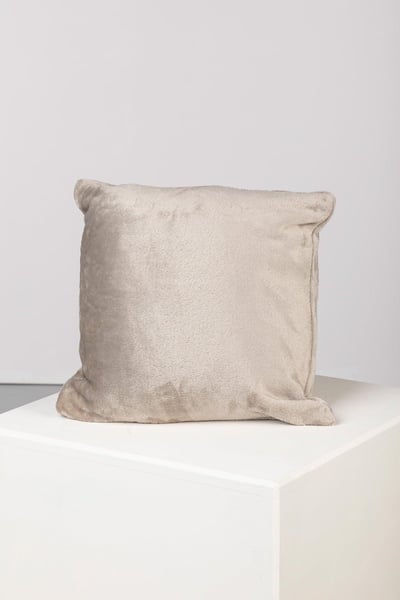 Cowlam Fleece Cushion Cover - Silver