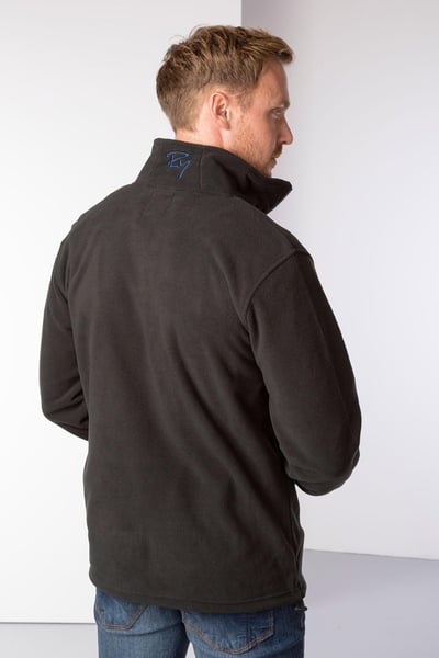 Men's Full Zip Fleece Jacket - Flaxton III - Iron
