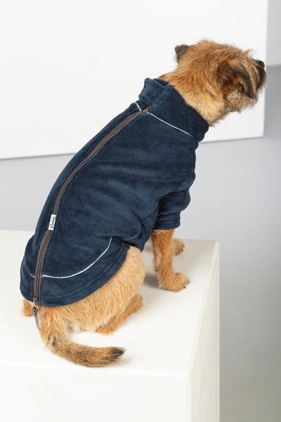 Plüsch-Fleece-Hundepullover - Yapham - Marine