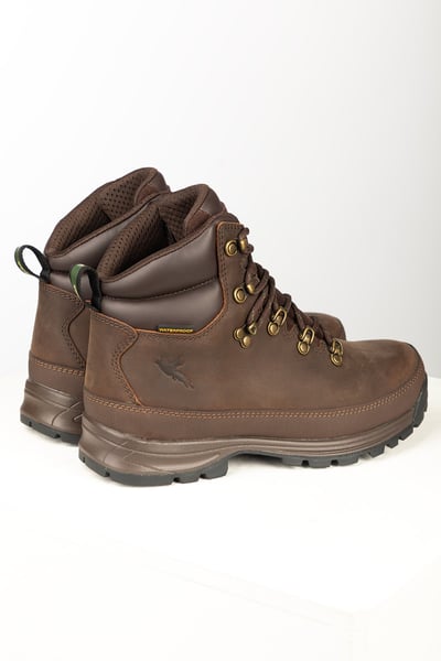 Men's Brown Walking Boots - Aike - Brown