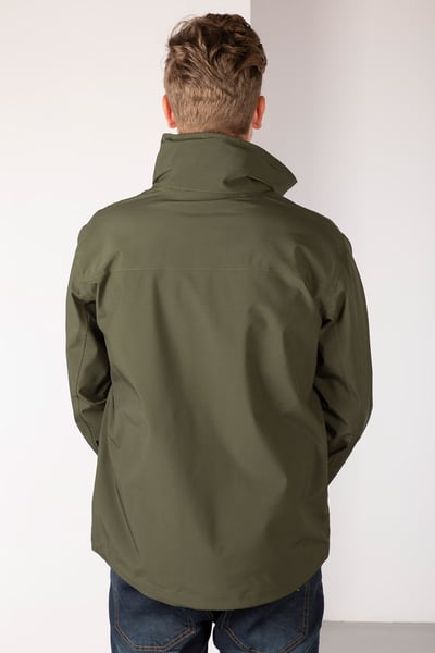 Men's Waterproof Walking Jacket - Warter - Dark Khaki