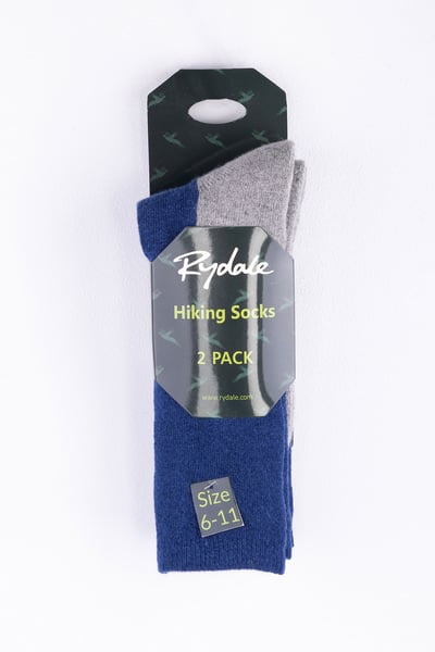 Men's Hiking Socks - Aike - 2 Pack - Dark Denim