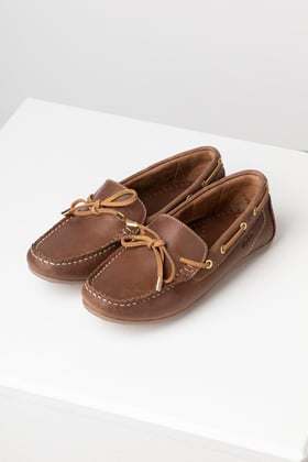 Ladies Driving Loafer - Reighton - Antique Brown