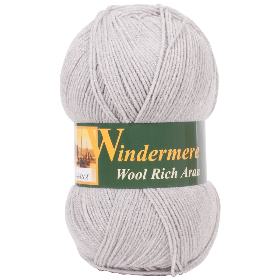 Loweth Windermere Wool Rich Aran Yarn 400g UK