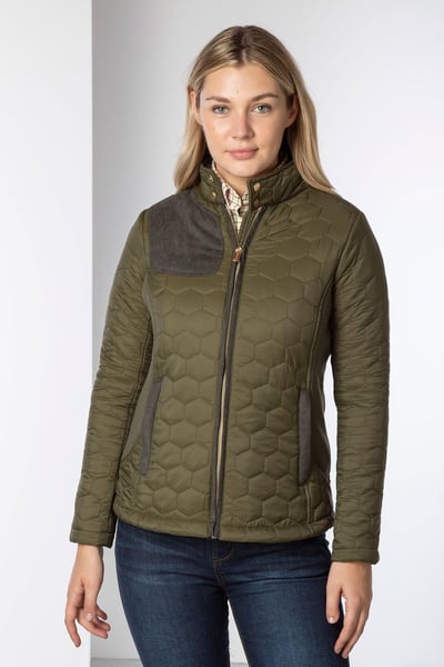 Ladies Quilted Jacket - Wrelton II - Khaki