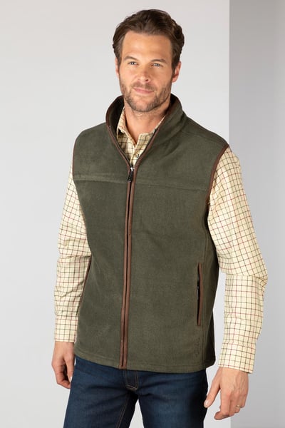 Chaleco Polar Hombre - Huggate - Caqui