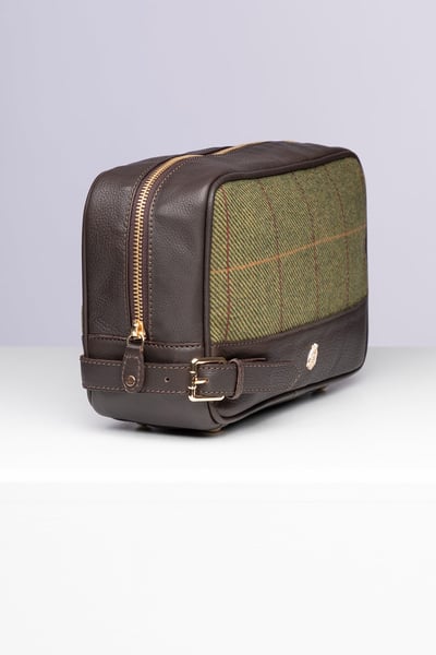 Men's Tweed Wash Bag - Heathland - Heathland