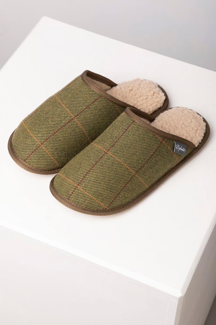 Men's Tweed Slippers