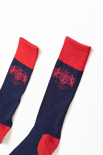 Men's Emblem Socks - Navy