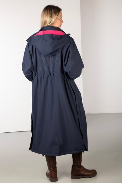 Ladies Utility Changing Robe - Equestrian Navy